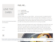 Tablet Screenshot of lovethycarbs.com